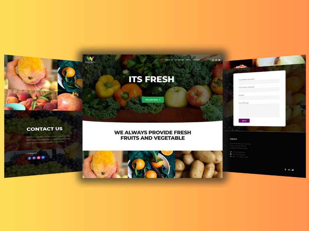 Wefresh Exporter - Branding & Graphic Design Project
